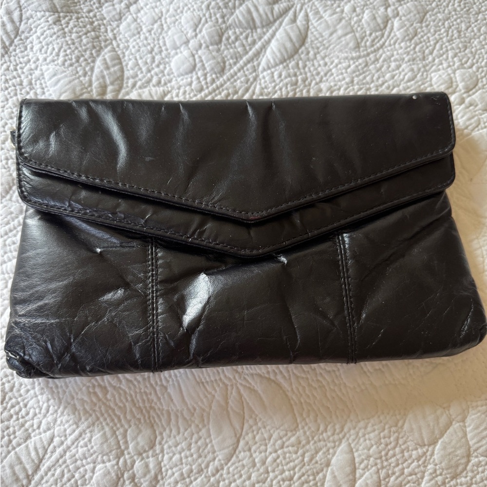 Vintage leather clutch